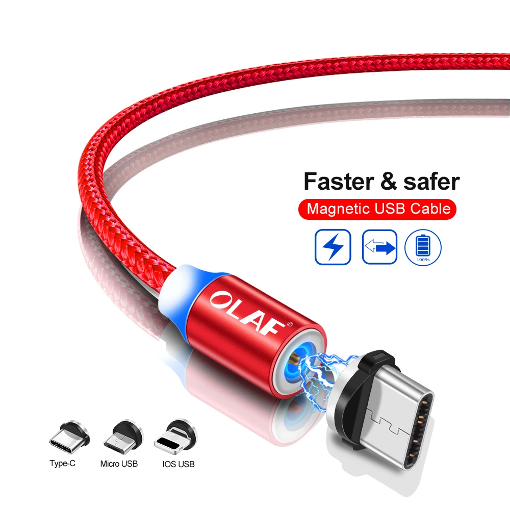 OLAF 1 м Магнитный Micro usb Тип C кабель Быстрая зарядка телефон зарядное устройство