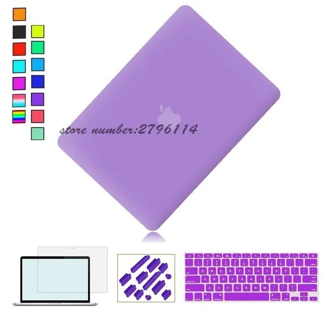 3в1 матовый тонкий чехол для ноутбука ноутбук ПК сумка Macbook air Pro 11 12 13 15 дюймов macbook