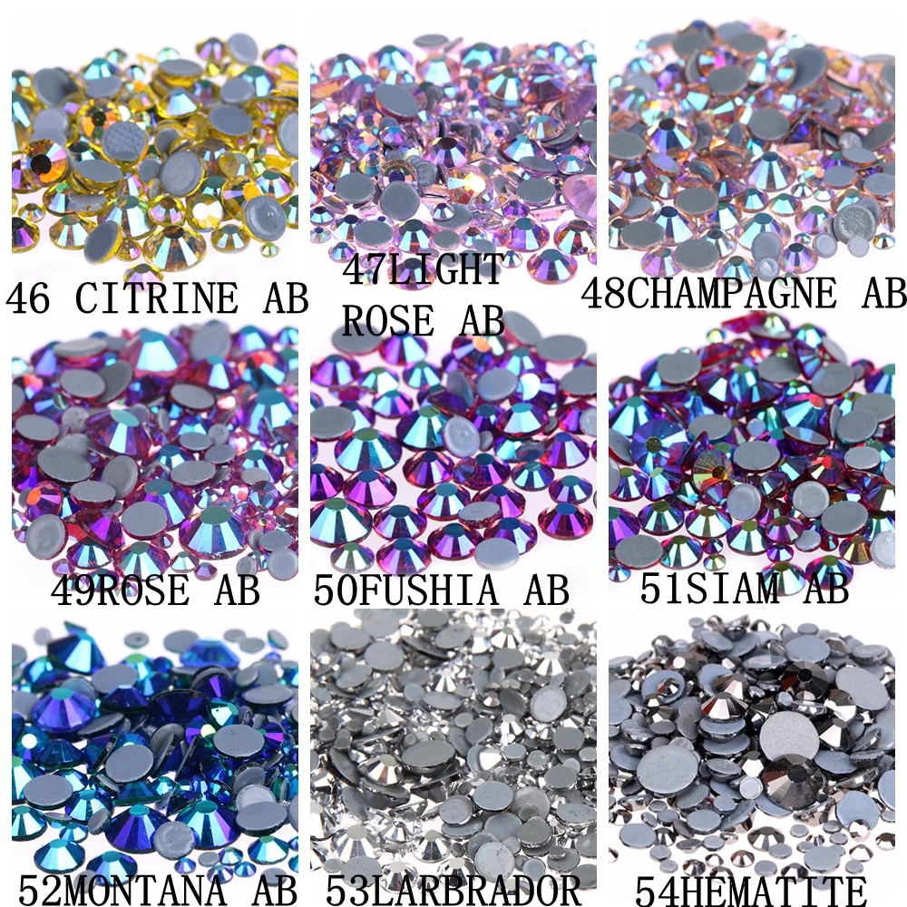 Легкий аметист AB исправление страз стразы Flatback клей подложка железо на