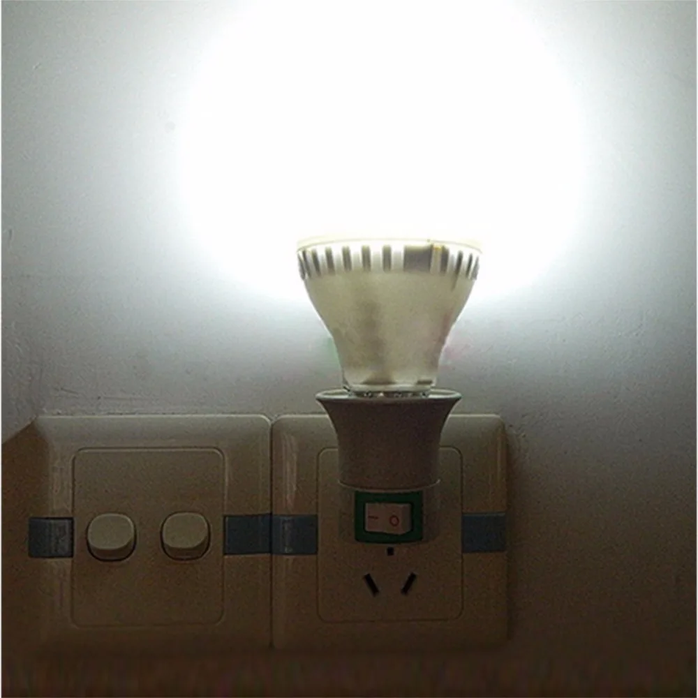 E27 Базовая розетка ночник адаптер с включением питания переключатель управления