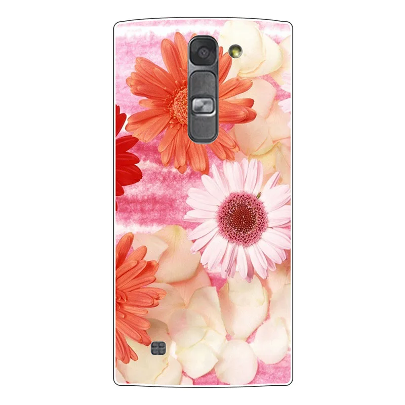 Задняя крышка чехол для LG Magna G4c H522Y H502f H500F H525N короны цветка башни однотонный Мягкий чехол из TPU силиконовый чехол для LG G4 мини Чехол