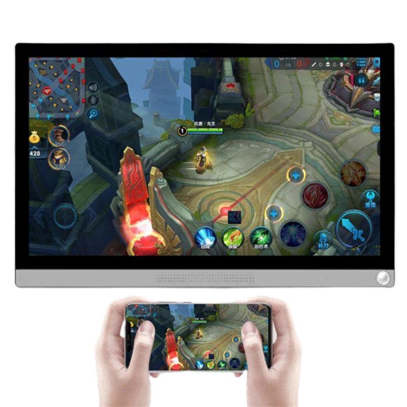 Портативный ЖК-монитор hd 15 6 usb type c hdmi для ноутбука телефона xbox переключателя и ps4
