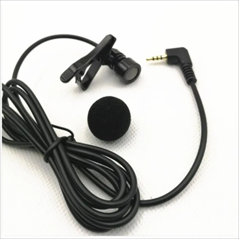 Linhuipad 2.5mm Clip on lapel collar microphone Lavalier Tie On Mic For Wireless Bodypack Transmitter | Электроника