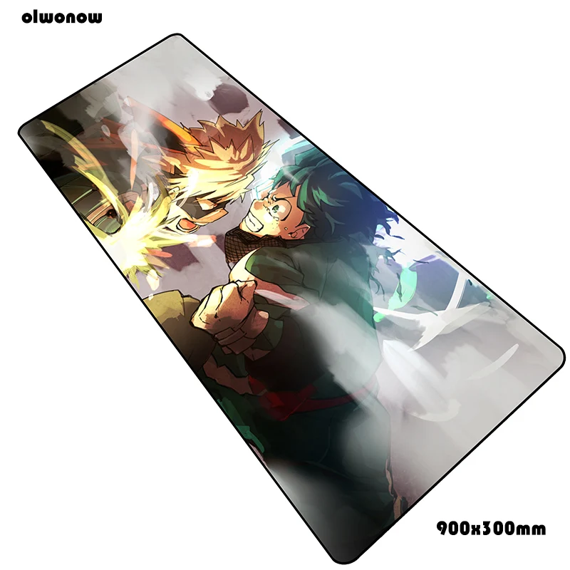 Коврик для мыши my hero Academy 900x300x3 мм гелевый игровой коврик для мыши большая клавиатура Коврик для мыши на день рождения Аксессуары для геймеров коврик для мыши