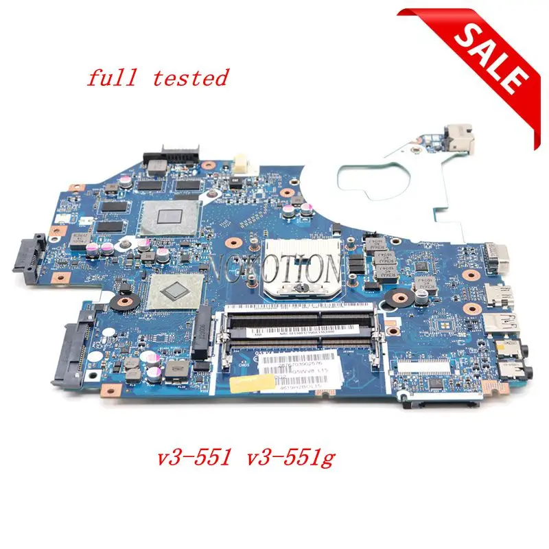 

NOKOTION NBC1911001 NB.C1911.001 Laptop Main board For acer aspire V3-551 V3-551G motherboard Q5WV8 LA-8331P DDR3 HD7670M works