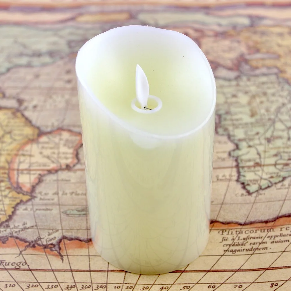 LED Candle Light Night Simulation Room Decoration Remote Control Timing Colorful Paraffin Shell | Лампы и освещение