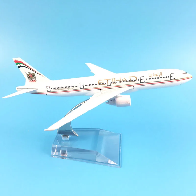 AIRLINER 16 см ETIHAD Боинг 747 модель самолета из металлического сплава Игрушечная