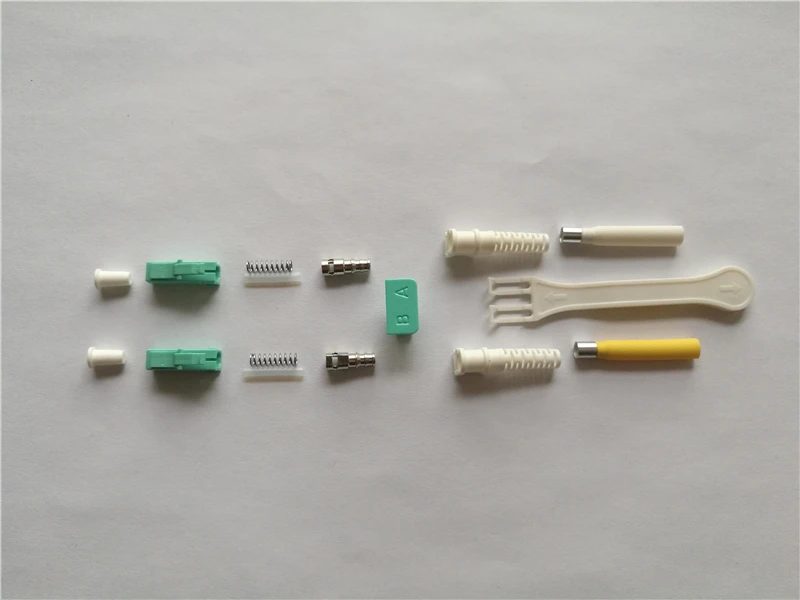 100pcs High Density LC duplex Push Pull Tab Uniboot Connector Kits 2core in one cable connector kits Accessories | Мобильные