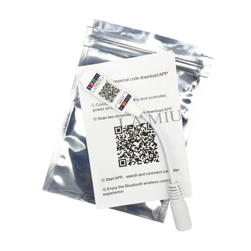 Мини RGB Bluetooth Контролер мобильный телефон диоды с беспроводным управлением красочные DC 5 V-24 V для 5050 3528 2835 RGB светодиодный свет полосы