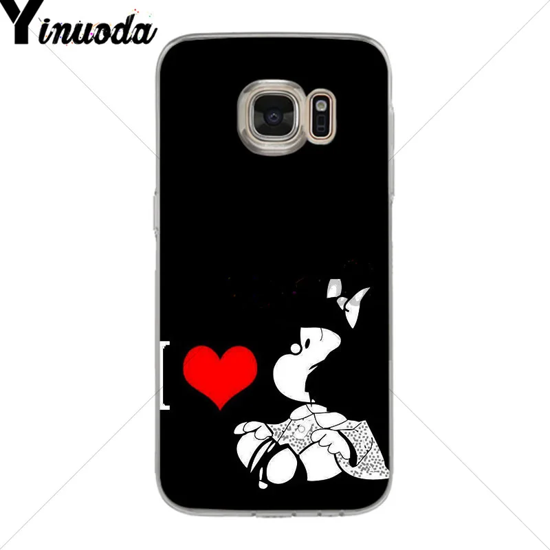 Чехол Yinuoda Mafalda для samsung galaxy s9 plus s7 edge s6 s5 s8 | Мобильные телефоны и аксессуары