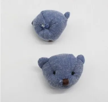 E 100 шт. DIY кружева с головой медведя милые мини-медведь плюшевые игрушки ручной работы чучело Материал мини кукла DIY Craft материал - Цвет: E
