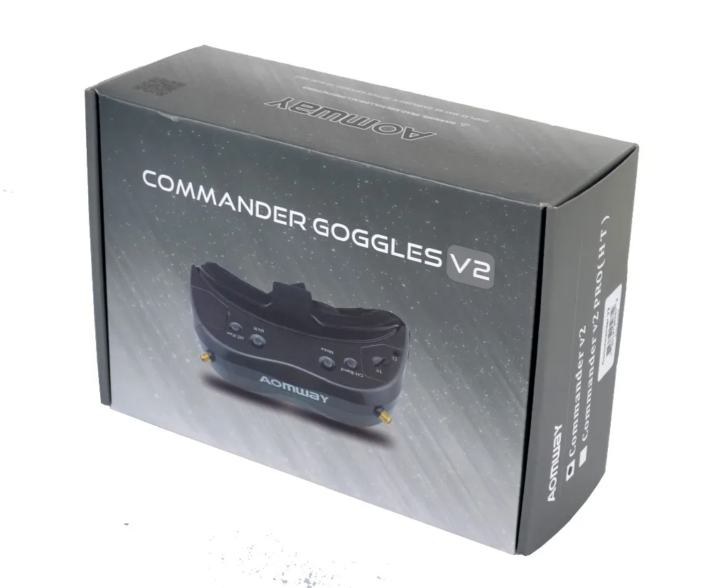Беспроводная видеокамера Aomway Commander Goggles V2 3D 5 8G 64Ch 1080P 800*600 SVGA FPV HDMI DVR FOV 45 для
