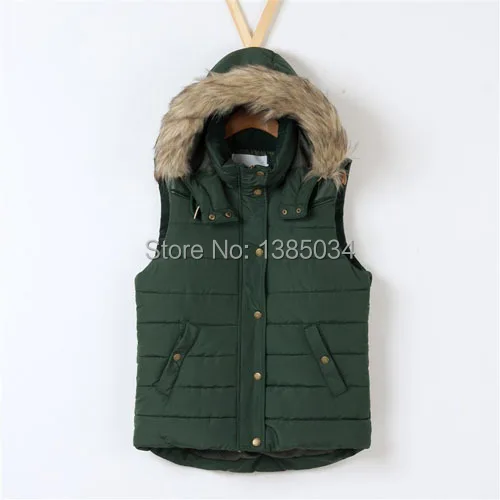 Dark Blue Hooded GILET BODYWARMER Ladies JACKET PADDED Coat Vest Waistcoat | Женская одежда