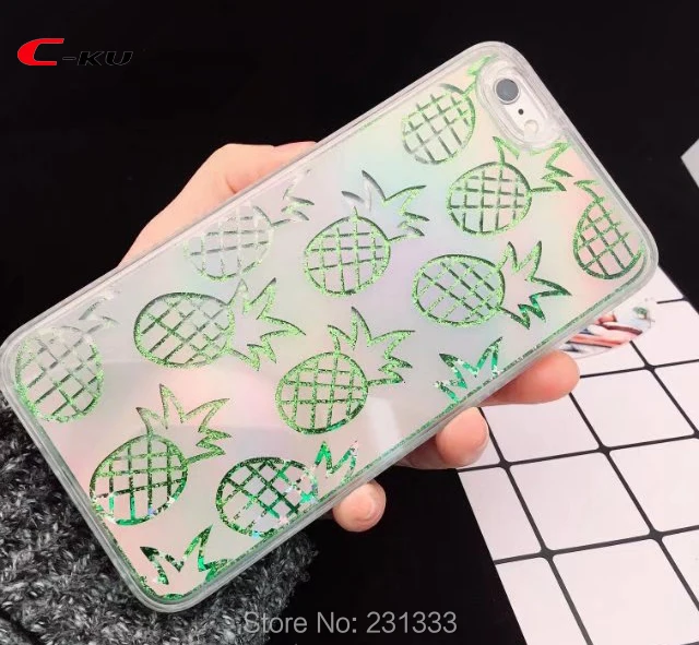 C ku для Iphone X 8 7 Plus I7 6 6S I6 IphoneX алмазное блестящее лазерное покрытие мягкий TPU PC