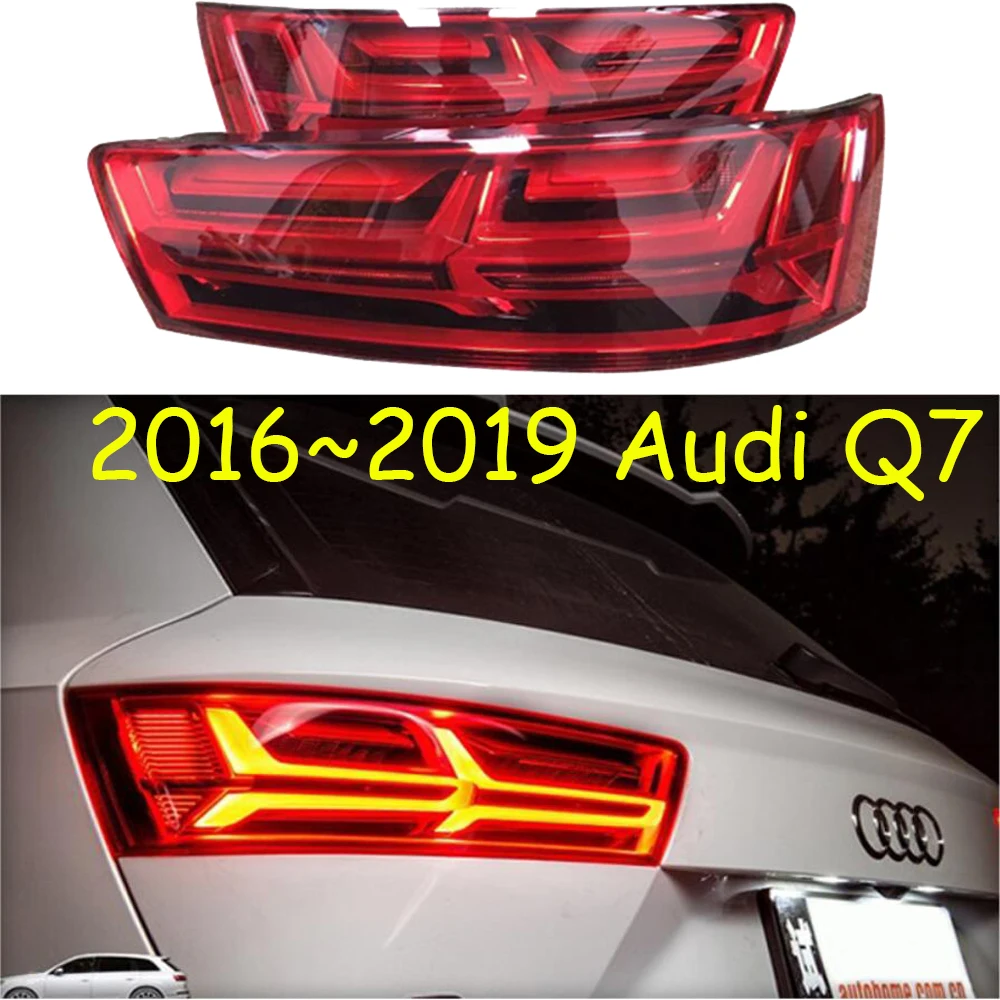 Видео дисплей Q7 задний фонарь 2016 ~ 2019 Q 7 автомобильные аксессуары светодиодный TT