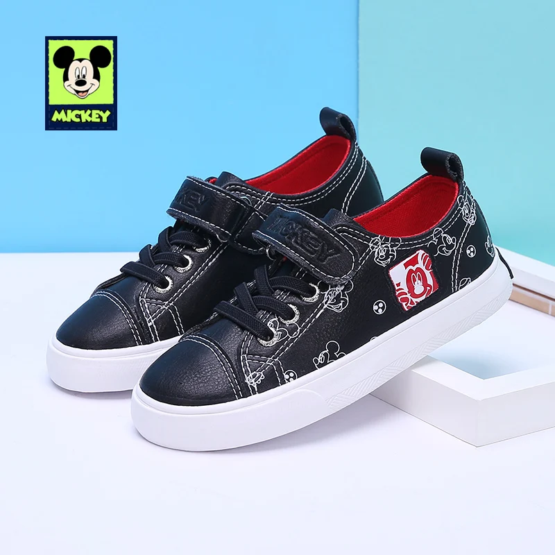 Disney Mickey Casual Shoes Children's For Kids Boys Girls Spring Autumn Sneaker leisur slip Size 24-37 | Детская одежда и