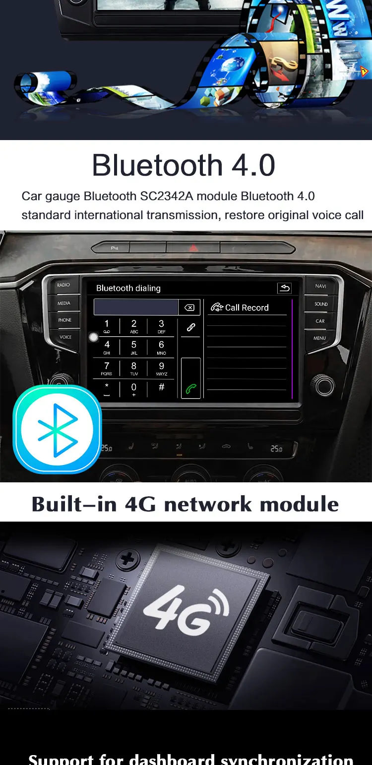 Автомобильный Радио Навигатор Автомобильный мультимедийный Видео android 8,1 автомобильный dvd для VW Golf 7- " 8 ядерный 2G/32G Автомобильный Радио gps