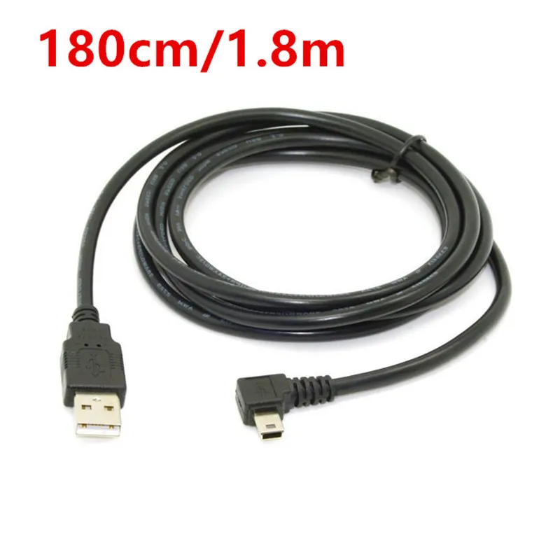 Кабель для передачи данных с USB 2 0 папа на Mini B 5-контактный 90 градусов вверх вниз