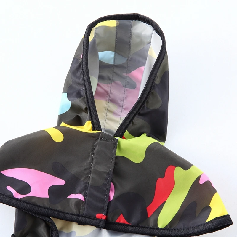 Dog Raincoat Puppy Rain Coat With Hood Reflective Waterproof Dog Clothes Soft Breathable Pet Cat Small Dog Rainwear XS- 4XL