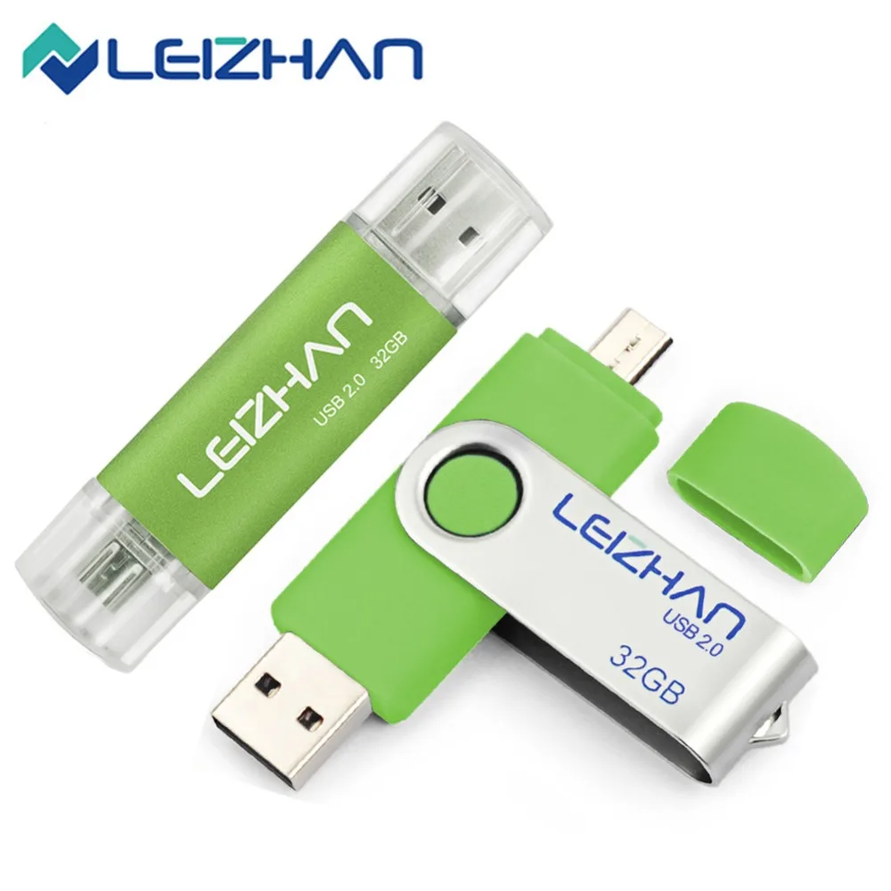 LEIZHAN фотостудия Android телефон карта памяти 128 Гб 64 ГБ 32 16 8 4 Флешка USB флешка|USB