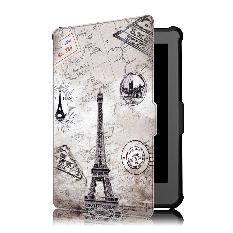 KB-FM-FUGETIETA Новые печатные Задняя накладка чехла из ТПУ для kobo Clara N249 Clear HD 6," Электронная книга Смарт Магнитная Защитная крышка+ плёнки стилусы - Цвет: KB-FM-FUGETIETA