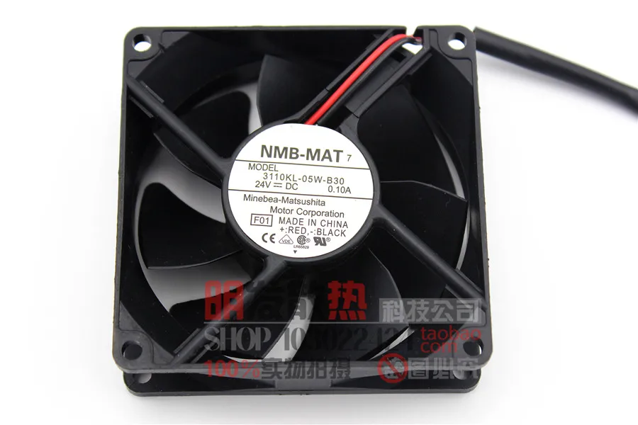 Оригинальный 3110KL-05W-B30 8025 24V 0.10A 8cm инверторный вентилятор