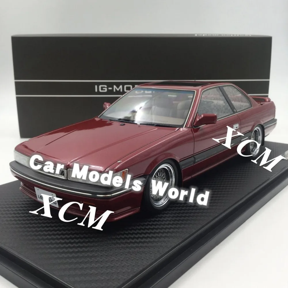 Полимерная модель автомобиля для IG Model Leopard 3 0 Ultima (F31) 1:18 (красный) + маленький