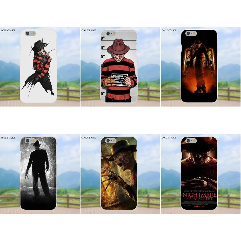 Vvcqod кошмар на Elm Street мягкий чехол с принтом для Apple iPhone 4 4s 5 5C SE 6 S 7 8 Plus X Galaxy большое