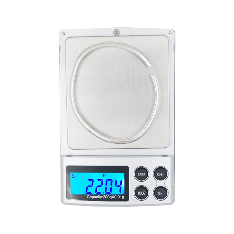

10pcs/lot 0.01g 200g LCD Electronic Digital Pocket Scale gram Portable jewelry food Balance weight scales 20% off