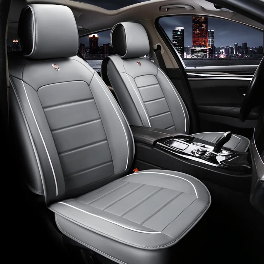 Wenbinge Leather car seat covers for mitsubishi lancer 10 asx pajero 4 2 outlander xl car accessories seat covers car-styling