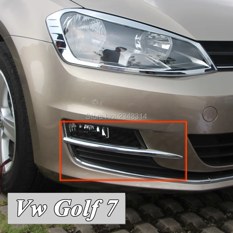 Для 2014 2015 Volkswagen Vw Golf 7 MK7 передние противотуманные фары светильник бровей ABS
