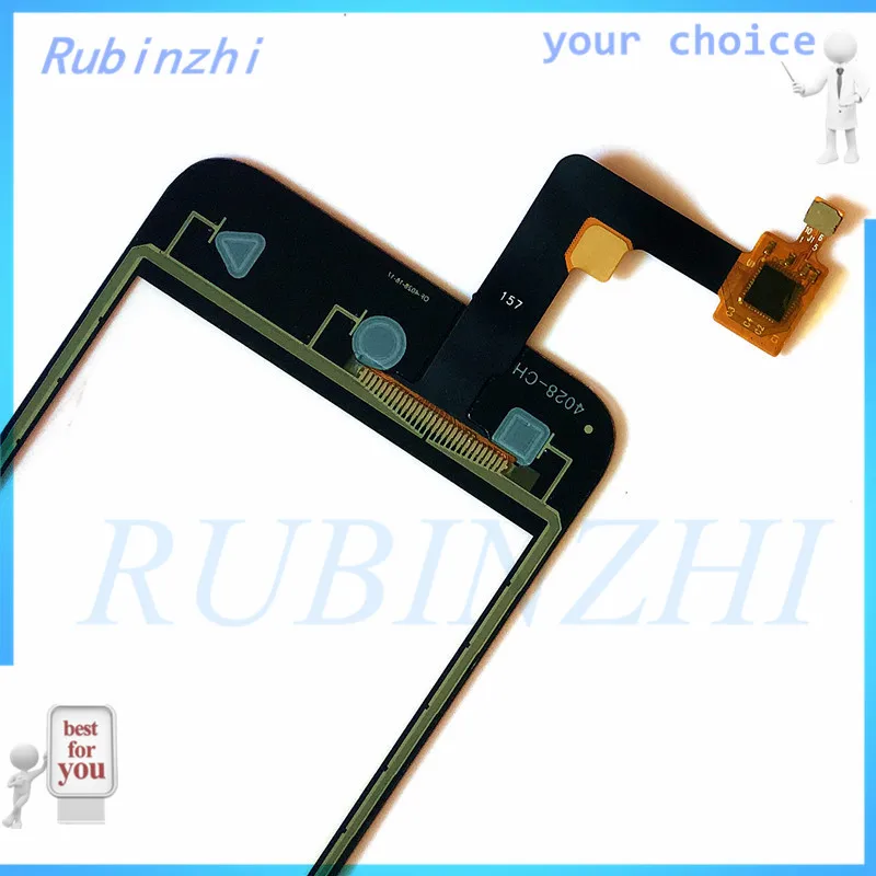 Сенсорный экран RUBINZHI + лента для Alcatel One Touch 4027 OT4027 4027D 4027X OT5017 сенсорный дигитайзер
