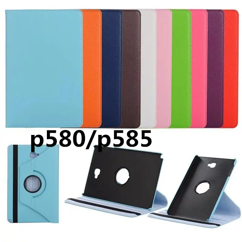 Tablet case для samsung galaxy tab a a6 10.1 ''с s ручка p580 p585 garunk искусственная кожа 360 градусов