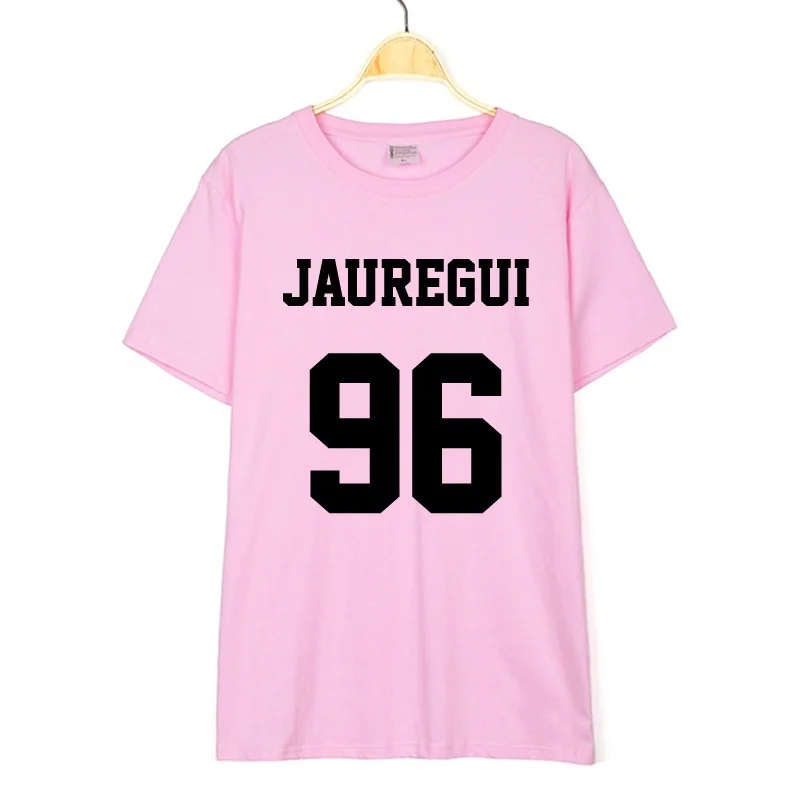 

Trendy Jauregui Shirt Fifth Harmony Shirt JAUREGUI 96 Front Letters Print Women Men T Shirt Casual Cotton Funny Shirt