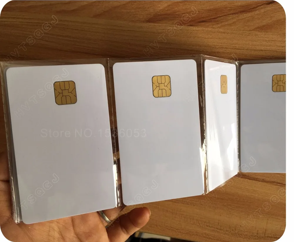Пустая Контактная смарт карта IC для печати чипов Epson 1000 шт./лот 5528|card card|card chipcard blanks