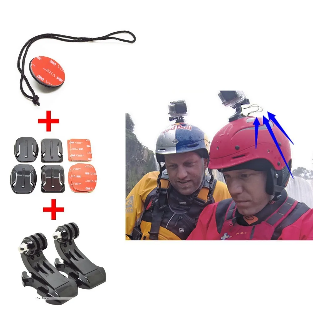 Спорт на открытом воздухе Gopro 33 в 1 аксессуары комплект для всех Hero4 серебряный
