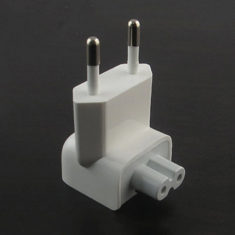 Оригинальный usb адаптер 10 шт. европейская вилка головка утки для iPad MacBook Air Pro