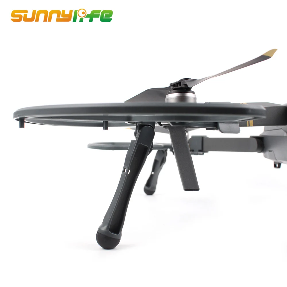 New Arrival 2 in 1 Integrated Landing Gears Stabilizers & Propeller Guards Prop Protectors for DJI MAVIC PRO PLATINUM WHITE |