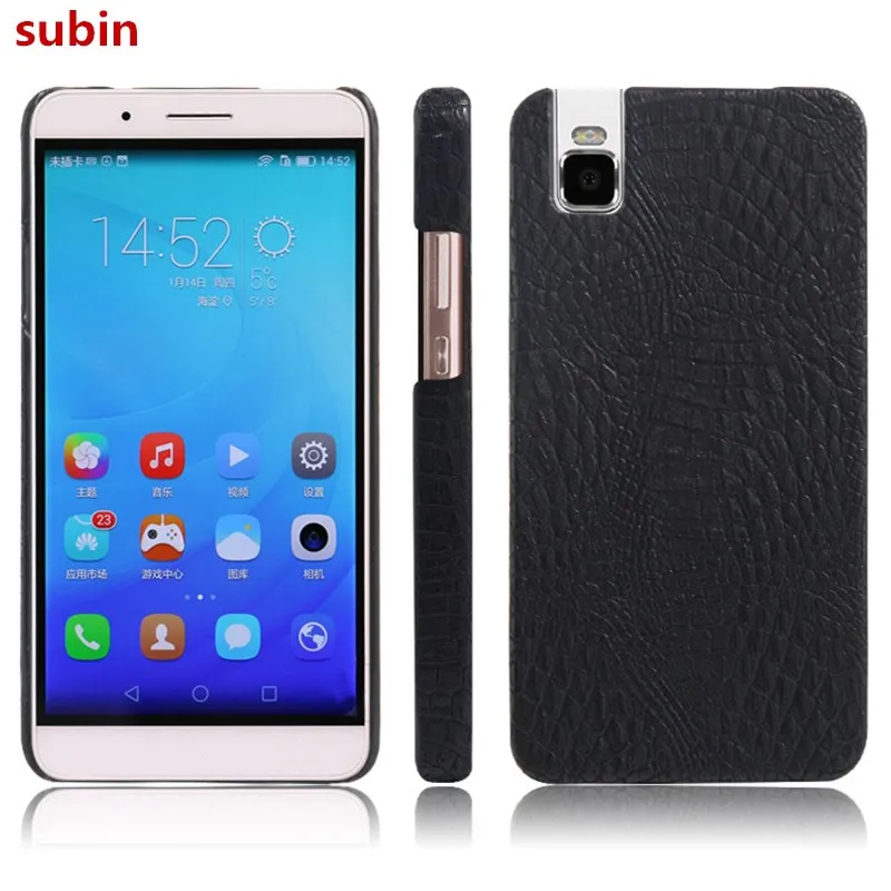 

Huawei Shot X/Honor 7i 5.2inch Case Luxury Crocodile Skin Protective Back Cover For Huawei Honor 7i Phone Bag Case Coques