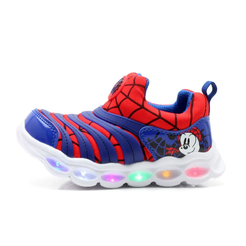 Lsysag Kids Casual Autumn Spiderman Children Shoes For Boys Sneakers Girls Sport Child Light Breathable Baby Flats Shoe | Детская одежда