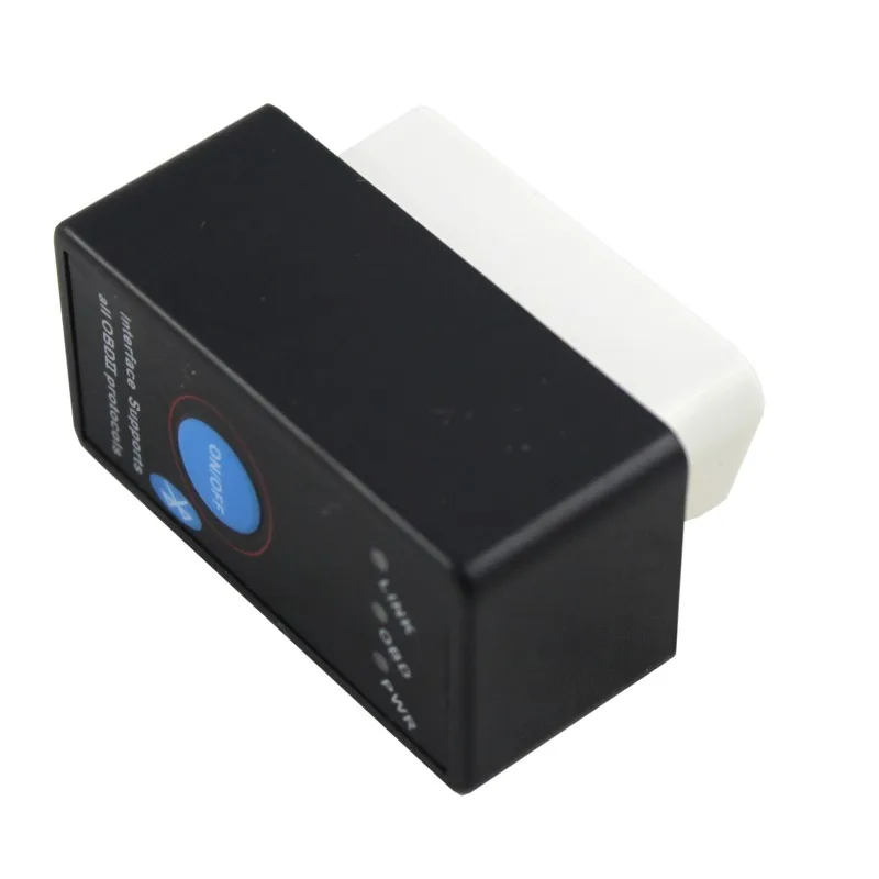 Супер Мини V2.1 ELM327 Bluetooth ELM 327 BT V2.1 OBD2 OBD ii OBD 2 Автомобильный сканер кода с переключателем для Android Symbian Windows