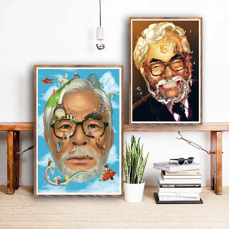 P467 Hayao Miyazaki коллекция фильмов Великий директор художественная живопись Шелковый