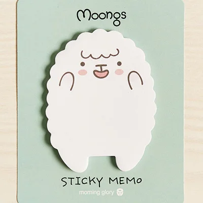 

Notes on paper lamb and bear cartoon n times stickers sticky memo pad