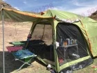 Автомобиль Люкс 1 спальня 1 гостиная 5 6 8 человек УФ Водонепроницаемый Туризм Вождение путешествия пляж вечерние Семейные палатки для кемпинга