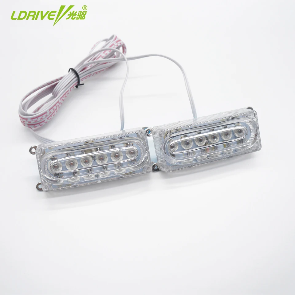 4 шт./лот 12 в 10 Вт Автомобильные грузовики LED стробоскопическая вспышка