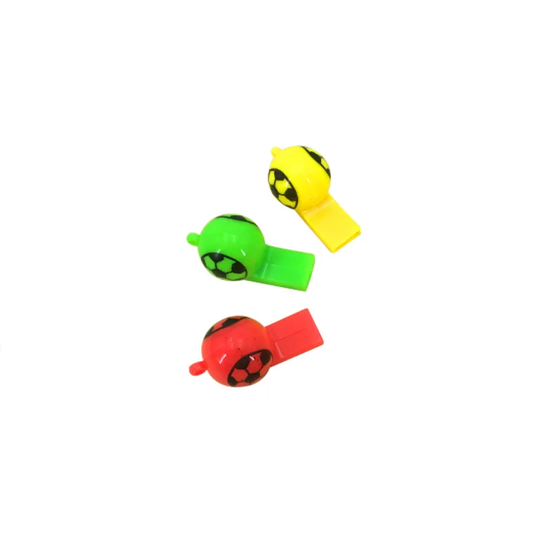 

Huilong Plastic color football whistle referee whistle whistle children's toys whistle baby holiday gifts kids toys noise maker
