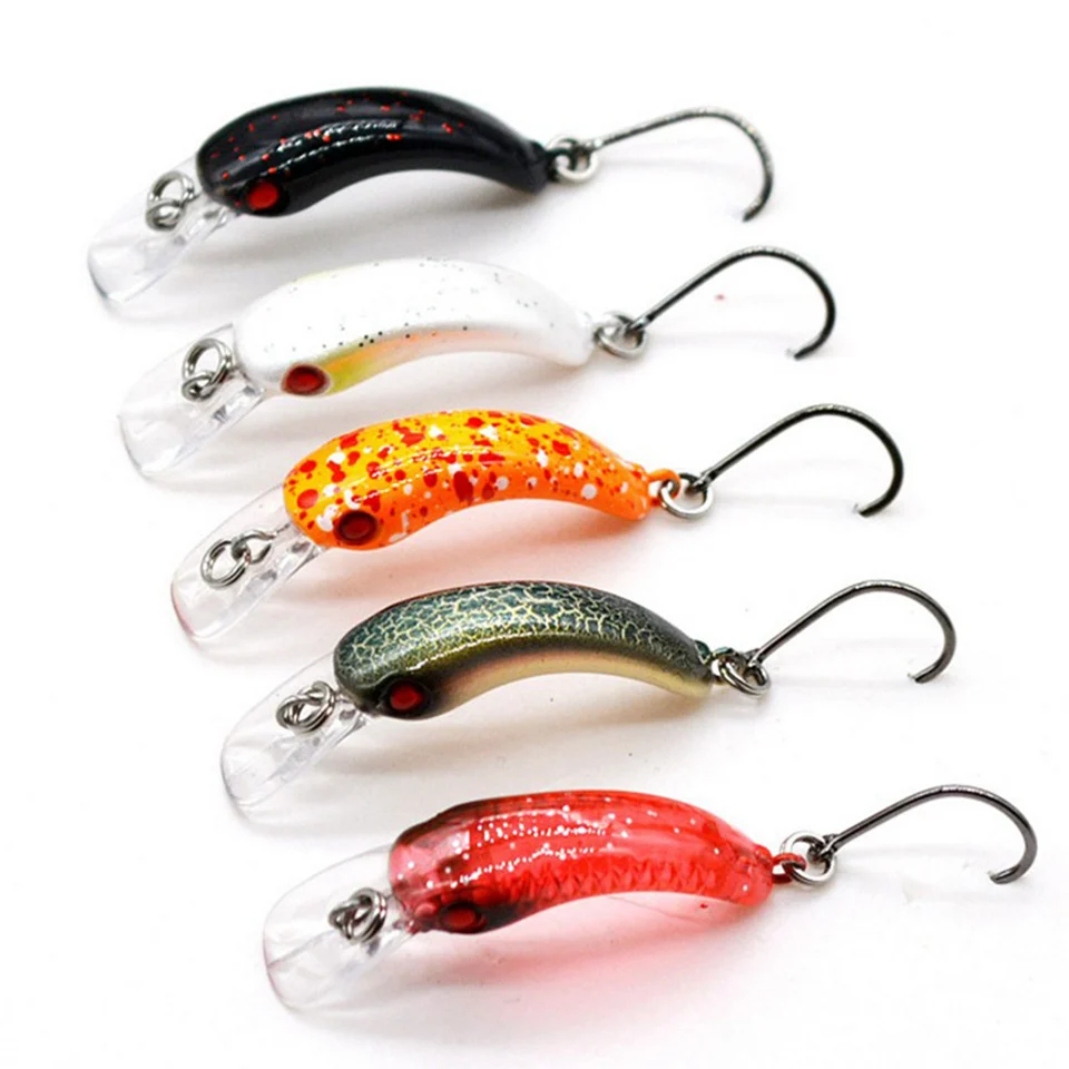 1 шт. микро рыболовная приманка в форме банта гольян Crankbait мини Рыболовная Снасть