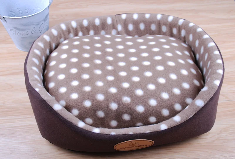 Мягкая флисовая кровать для собак теплый домик щенков и кошек подстилка домашних