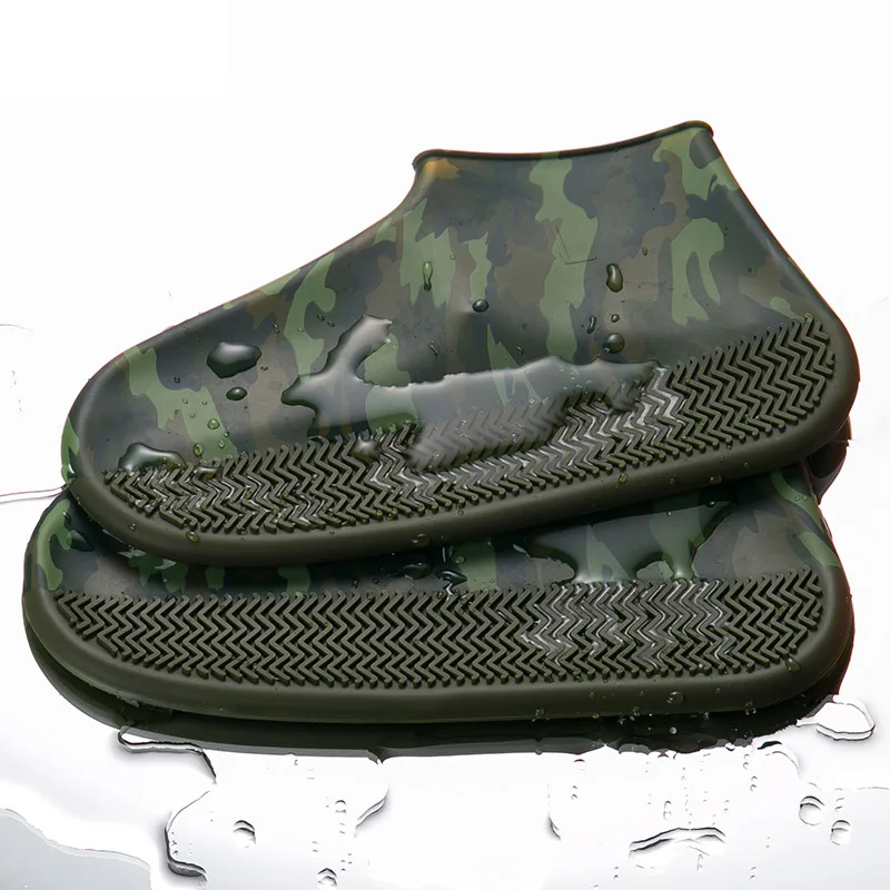 

1 Pair Rain Shoe Cover Waterproof Slicone Anti Slip Overshoes Reusable Outdoor Supplies New