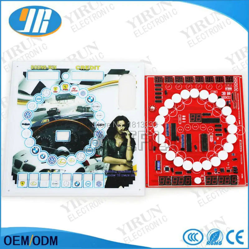 Высокопроизводительная игровая печатная плата ratel Mario с акрилом и проводкой harne